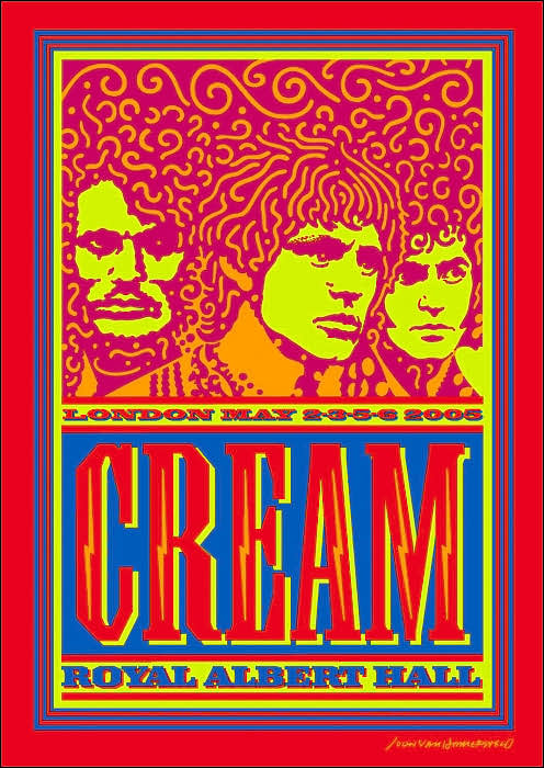 DVD art for Cream - Royal Albert Hall: London May 2, 3, 5 & 6 2005