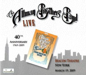 CD art Allman Brothers Band Clapton Live At The Beacon Theatre March 19, 2009