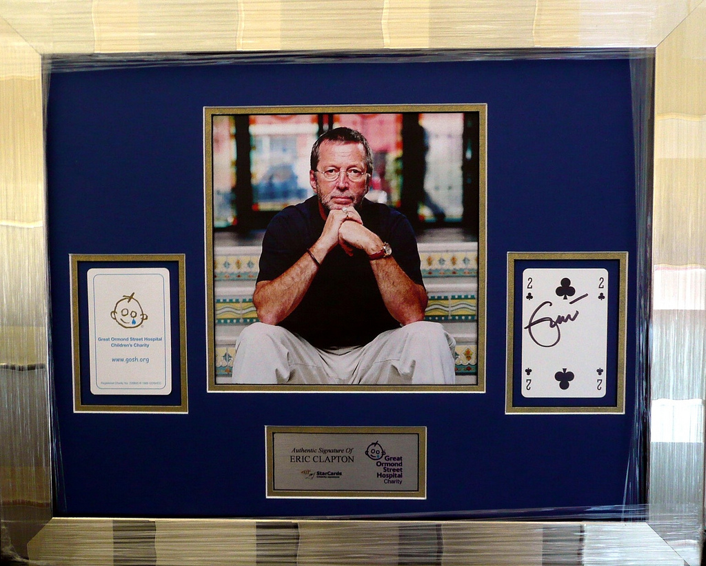 Eric Clapton StarCards Auction item for Great Ormond Street Childrens Hospital