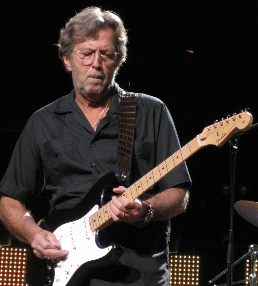 Eric Clapton performing at London's Royal Albert Hall - May 2009