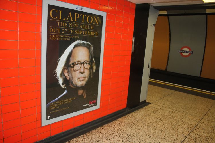 Clapton Advert at Green Park, London (September 2010)
