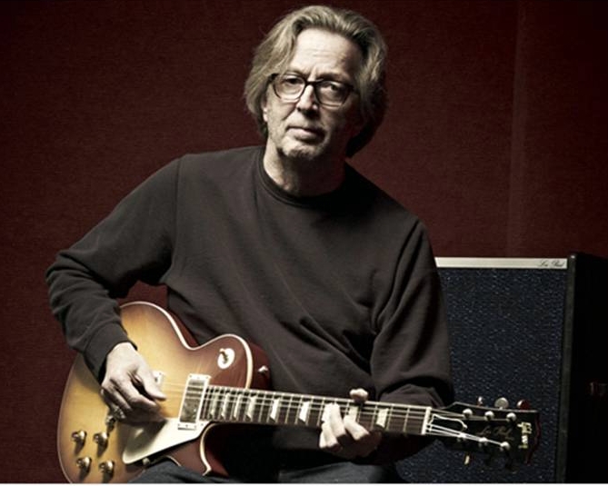 EC in 2010 with the limited edition Eric Clapton 1960 Les Paul from the Gibson C
