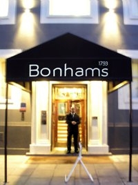 Bonhams Knightsbridge - site of first viewing of Clapton Crossroads 2011 Auction