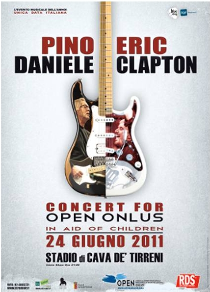 Pino Daniele Eric Clapton 24 June 2011