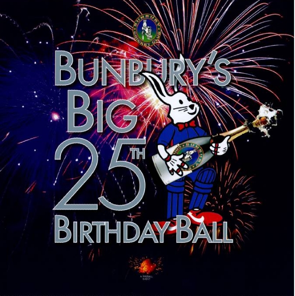 Bunbury's 25th Birthday Ball Logo