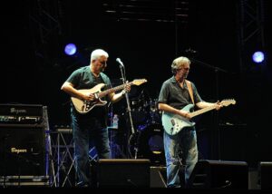 Pino Daniele & Eric Clapton 24 June 2011 - Italy (Photo: Roberto Soncin)