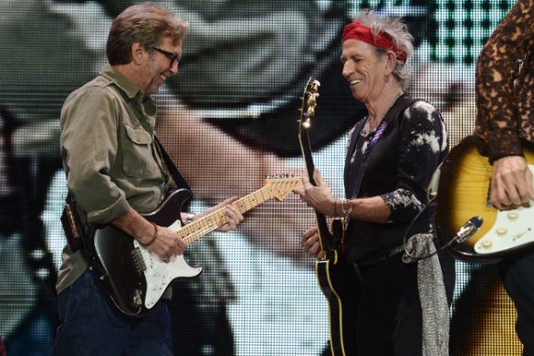 Eric Clapton & Keith Richards - London 02 November 2012