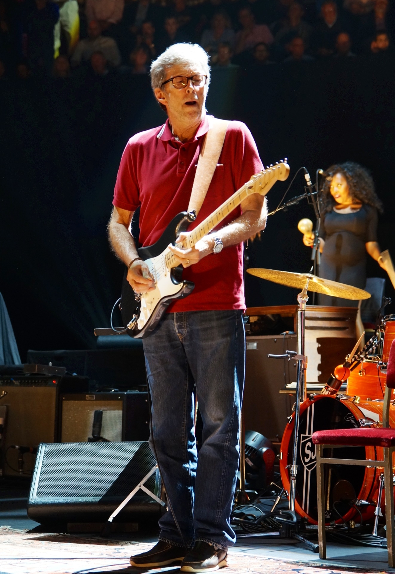 Eric Clapton in Frankfurt - Photo by Ed Ewalts