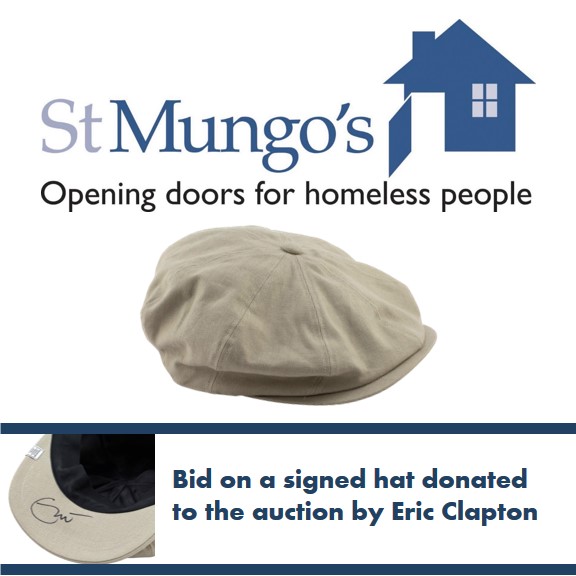 St Mungo's 2014 Woolly Hat Day Auction - Eric Clapton