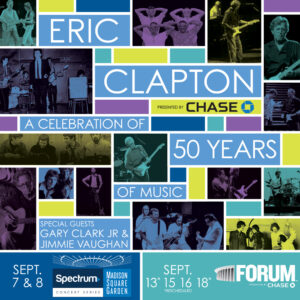 Eric Clapton Sept 2017 - 50 Years Of Music