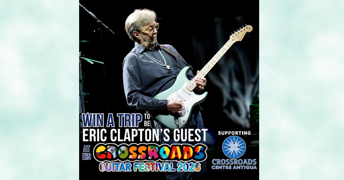 Win A Trip to Eric Clapton's Crossroads Guitar Festival + Signed