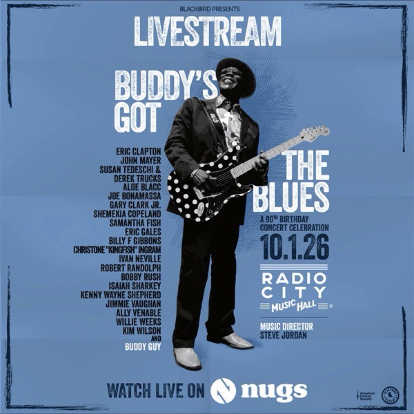 Buddy Guy’s 90th Birthday Celebration To Stream Worldwide October 1